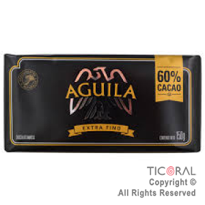 CHOCOLATE AGUILA 60% CACAO 15 X 150 GRS x 1